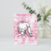 Princess of Hearts White Rabbit Briefkaart (Staand voorkant)