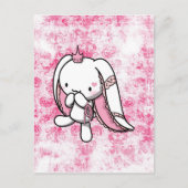 Princess of Hearts White Rabbit Briefkaart (Voorkant)