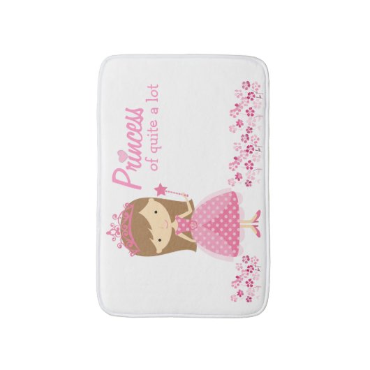 Princess of Pink Bath Mat (Voorkant Verticaal)
