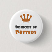 Princess of Pottery Ronde Button 3,2 Cm (Voorkant)