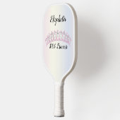 Princess of Queen Pearl en Pink Diamond Tiara Pickleball Paddle (Links)