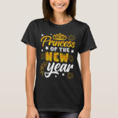 Princess Of The New Year 2026 New Years Eve Firewo T-shirt (Voorkant)