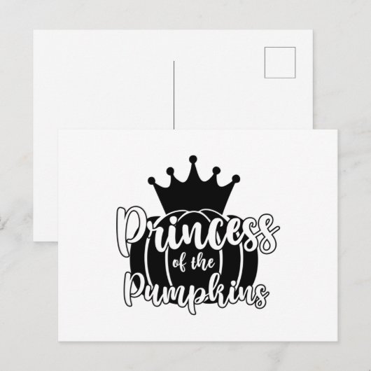 Princess of the Pumpkins Briefkaart (Voorkant / Achterkant)
