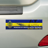 Princess of Wales's Royal Regiment - Car Sticker (Op auto)