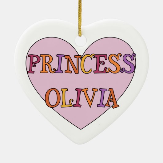 Princess Olivia Ornament (Achterkant)