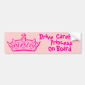 Princess On Board, Bumpersticker (Voorkant)