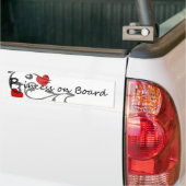 Princess on board Sticker2 Bumpersticker (Op Truck)