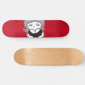 Princess on Royal Red 2 Persoonlijk Skateboard (Horizontaal)