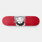 Princess on Royal Red 2 Persoonlijk Skateboard (Horizontaal)