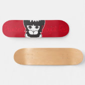 Princess on Royal Red Persoonlijk Skateboard (Horizontaal)
