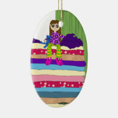 Princess on the Pea Keramisch Ornament (Rechts)