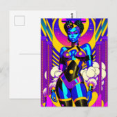 Princess on the Prowl beroemd gemaakt door Ken Gag Briefkaart (Voorkant / Achterkant)