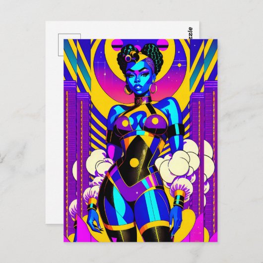 Princess on the Prowl beroemd gemaakt door Ken Gag Briefkaart (Voorkant / Achterkant)