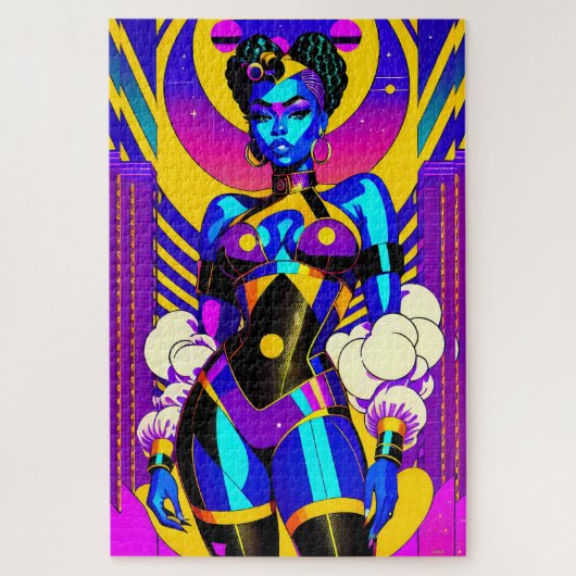 Princess on the Prowl beroemd gemaakt door Ken Gag Legpuzzel (Verticaal)