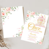 Princess Once Upon a Time Verjaardagsfeestje Kaart