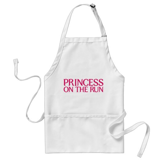 Princess op de vlucht standaard schort (Voorkant)