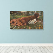 Princess out of School (door E.R. Hughes) Canvas Afdruk (Insitu (Houten vloer))