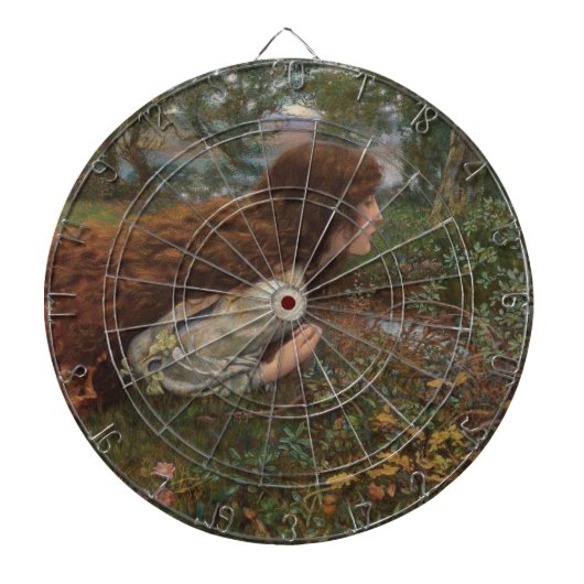 Princess out of School (door E.R. Hughes) Dartbord (Voorkant)