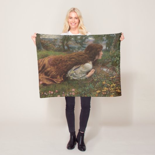 Princess out of School (door E.R. Hughes) Fleece Deken (In situ)