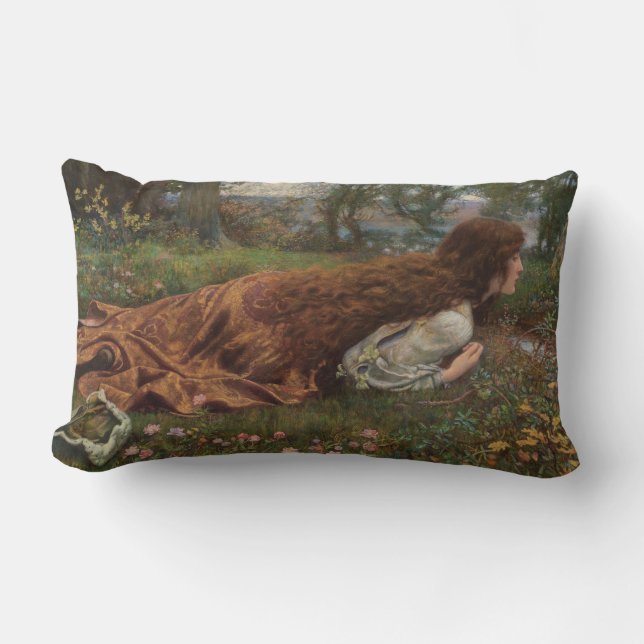 Princess out of School (door E.R. Hughes) Kussen (Voorkant)