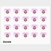 Princess owl hart sticker (Vel)