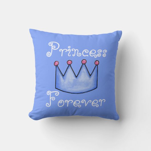 Princess Pals (blauw collectie) Kussen (Voorkant)