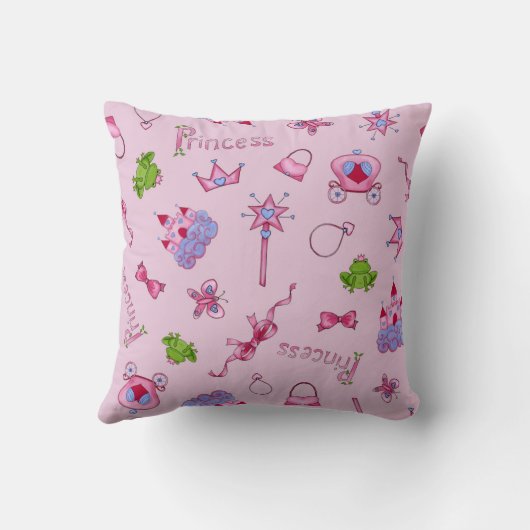 Princess Pals (roze collectie) Kussen (Achterkant)