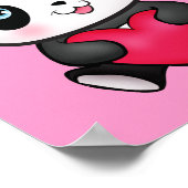 Princess Panda Poster Sweet Gift for Girls Bedroom (Hoek)