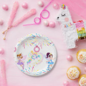 Princess Papieren Bordje (Feest)