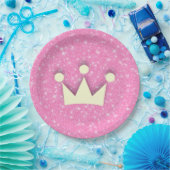 Princess Papieren Bordje (Feest)