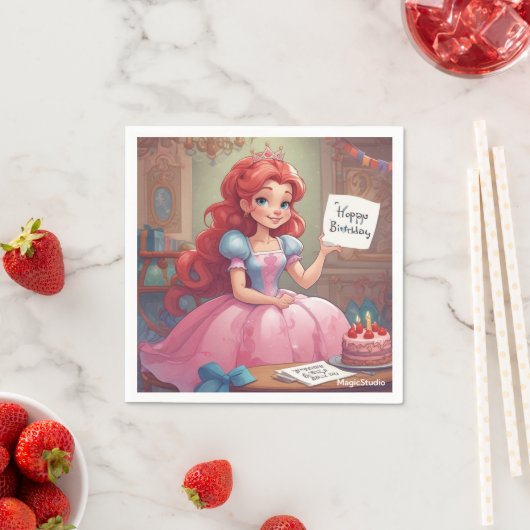 Princess papieren servetten (Insitu)