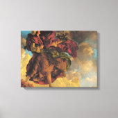 Princess Parizade Bringing Home Maxfield Parrish Canvas Afdruk (Voorkant)