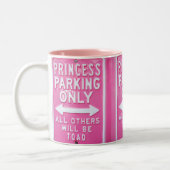 Princess parkeergarage tweekleurige koffiemok (Links)