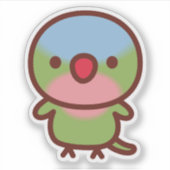 Princess-parkiet Sticker (Voorkant)