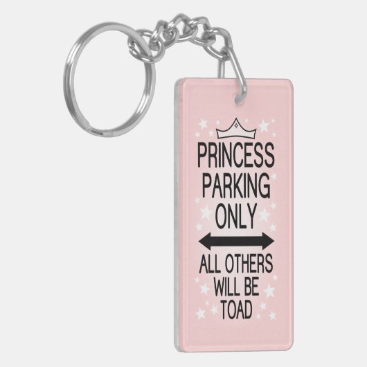Princess Parking only Sleutelhanger (Voorkant Links)