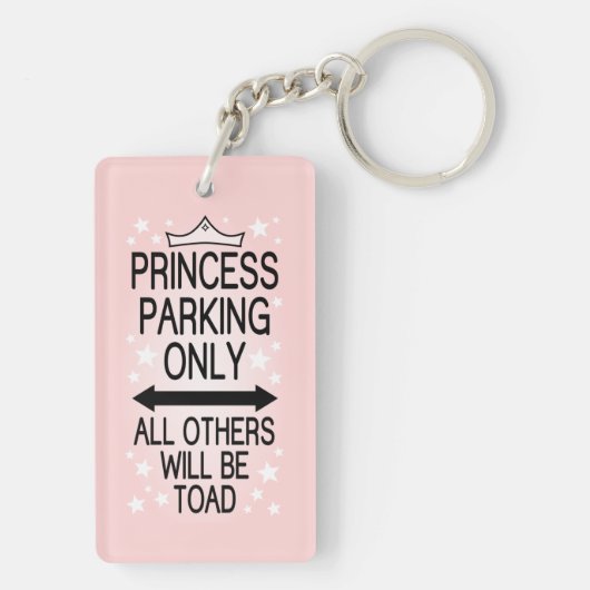 Princess Parking only Sleutelhanger (achterkant)