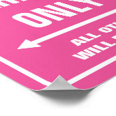 PRINCESS PARKING-SLECHTS posters ondertekenen | Op (Hoek)