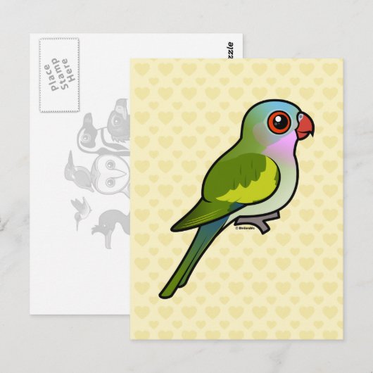 Princess Parrot Briefkaart (Voorkant / Achterkant)