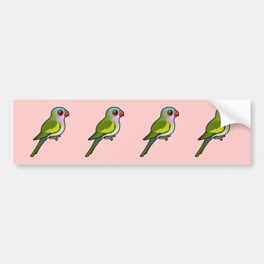 Princess Parrot Bumpersticker (Voorkant)
