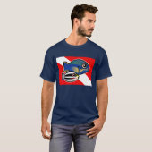 Princess Parrotfish & Baby Dive Flag T-shirt (Voorkant volledig)