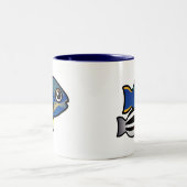 Princess Parrotfish met baby Tweekleurige Koffiemok (Center)