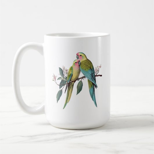  Princess Parrots Illustratie Koffiemok (Links)