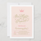 Princess Party 4th Birthday | Aanbesteding op zond Kaart (Voorkant)