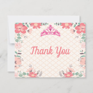 Princess Party Bedankt voor je kaart