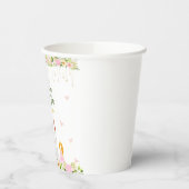 Princess Party - FIRST Birthday Papieren Bekers (Links)