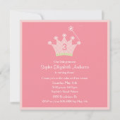 Princess Party Invitation Kaart (Voorkant)