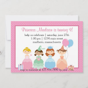 Princess Party Kaart
