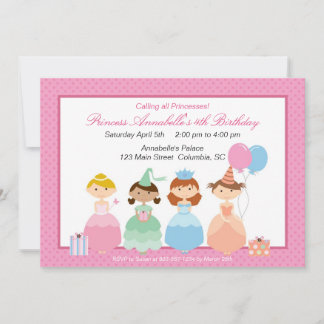Princess Party Kaart