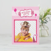 Princess Party Kaart (Staand voorkant)