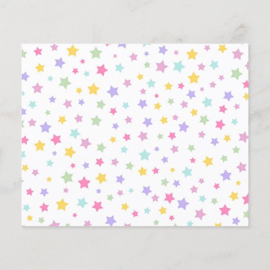 Princess Party Kind Birthday Uitnodiging (Achterkant)